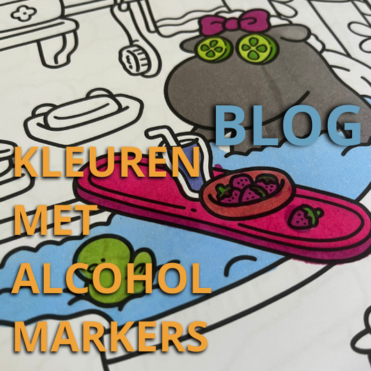 Kleuren met alcoholmarkers!