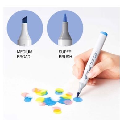 Copic markers, set A 72 kleuren