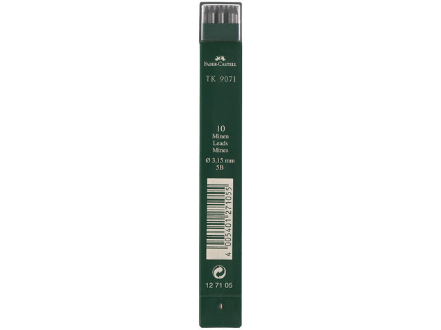 5B 3,15mm Grijs Vulpotloodstift Navulling Faber Castell