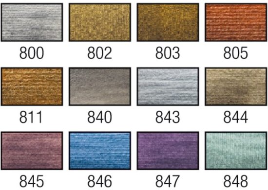 Pocketbox Metallic & Interference Colours 12 napjes Aquarel verf Van Gogh Set