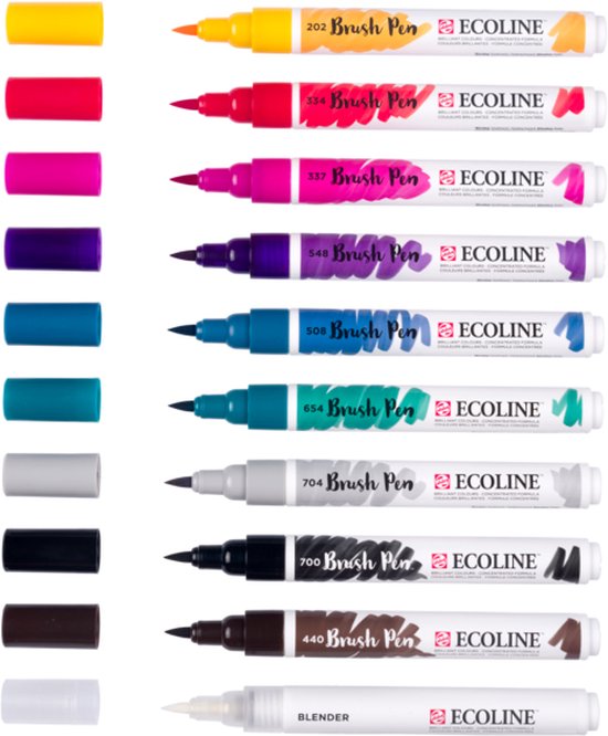 Ecoline Brushpen set 10 Galaxy