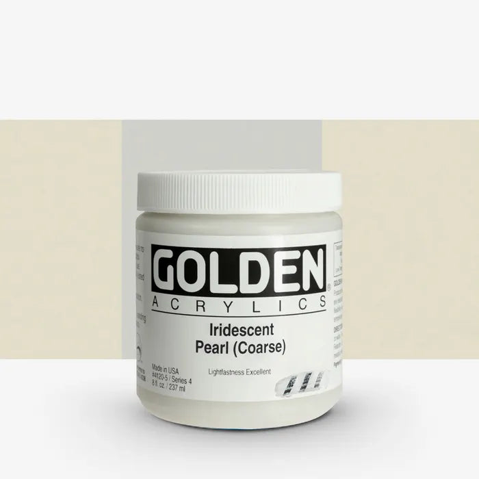Golden Heavy Body Acrylverf – 237 ml – Parelmoer Coarse Iridescent