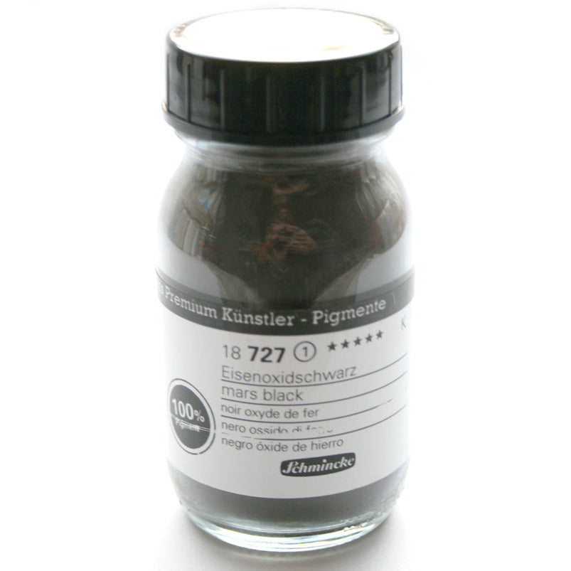 Mars Zwart no 727 pigment poeder Schmincke