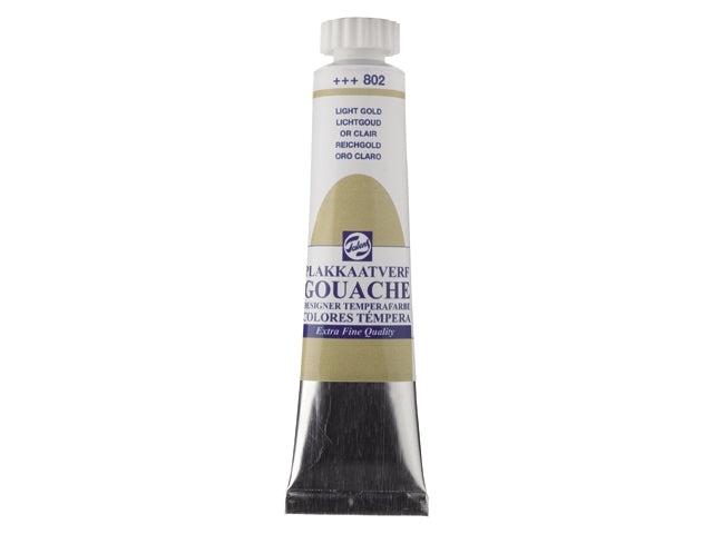 Gouache 802 LICHTGOUD 20ml Talens plakkaatverf