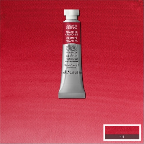 Alizarin Crimson 5ml 004 S1 Artist's Aquarel Winsor & Newton