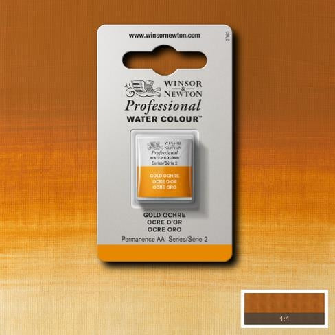 Gold Ochre napje 285 S2 Artist's Aquarel Winsor & Newton