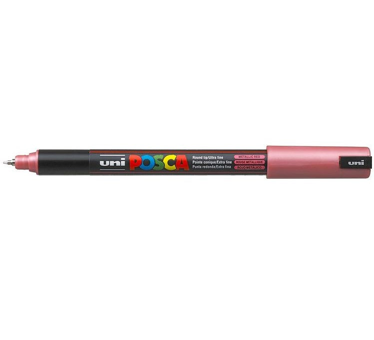 Posca verf stift PC1MR Rood Metaal