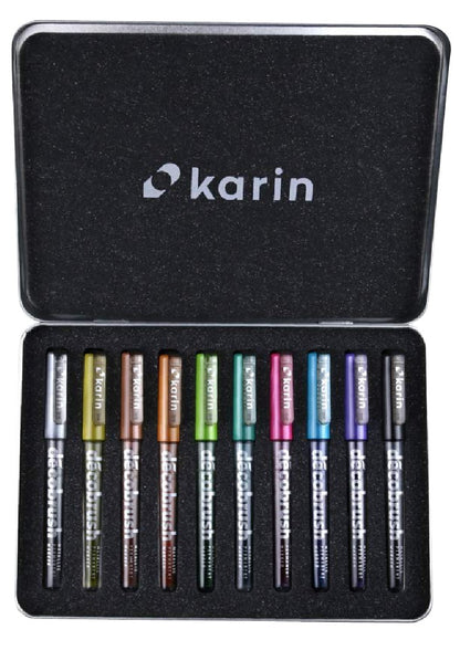 DecoBrush Metallic 10 colours set Karin