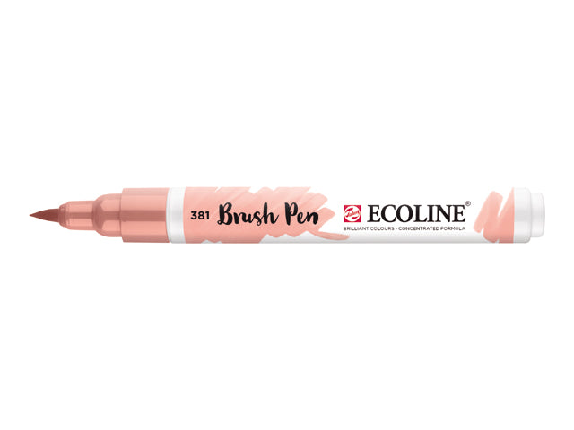 Ecoline Brushpen 381 Pastelrood