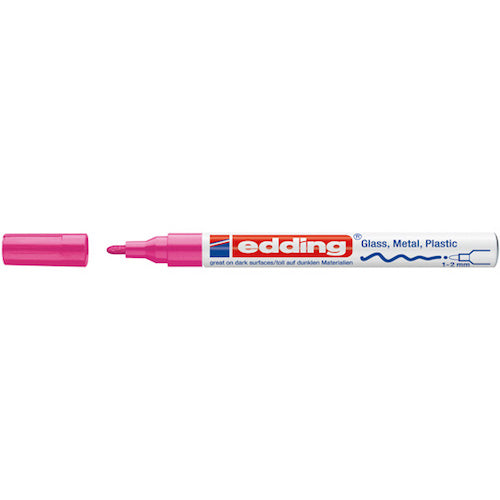 Edding 751 Lakmarker Roze 009 rond 1-2 mm