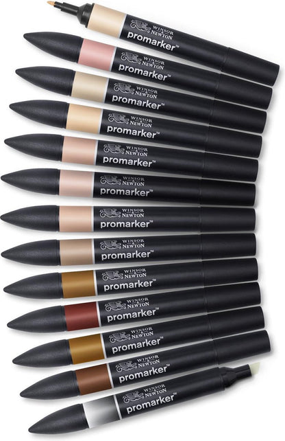 Promarker Set 12+1 Skin Tones Winsor & Newton