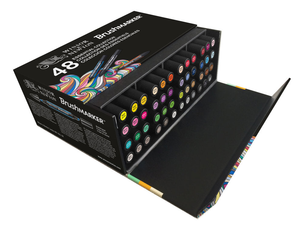 Brushmarker set 48 essential Winsor & Newton