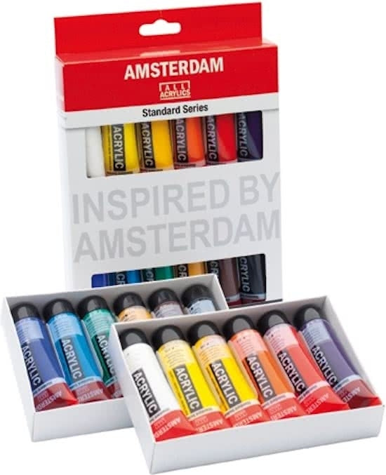 Amsterdam Acrylverf Set 12 x 20 ml