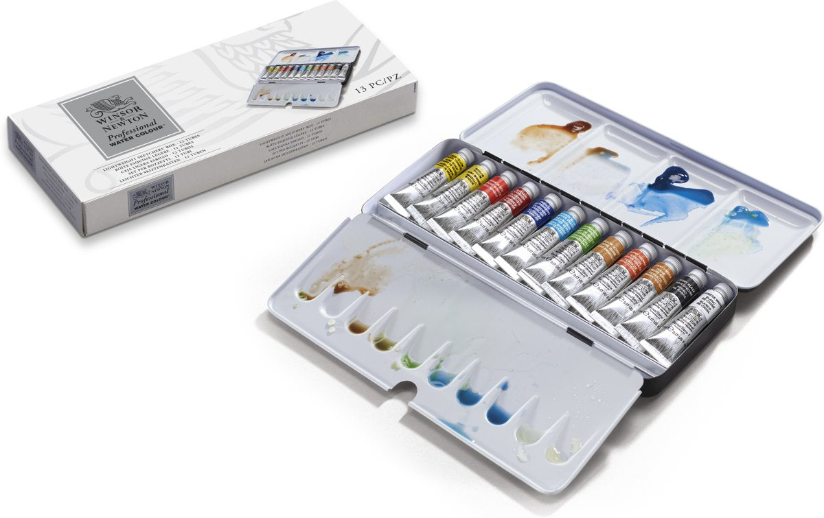 Artist's Aquarel set 12 tubes Winsor & Newton