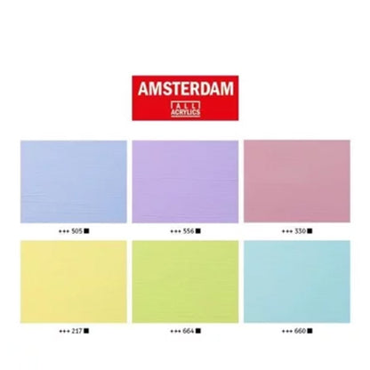 Amsterdam Acrylverf set Pastel 6x20ml