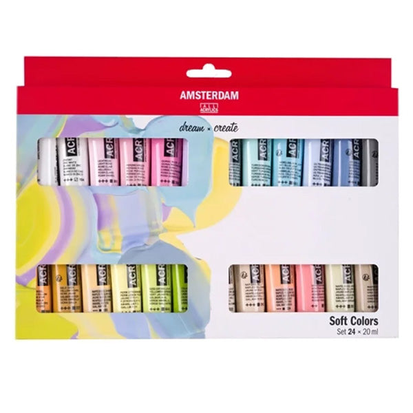 Amsterdam Acrylverf set Soft Colors 24x20ml