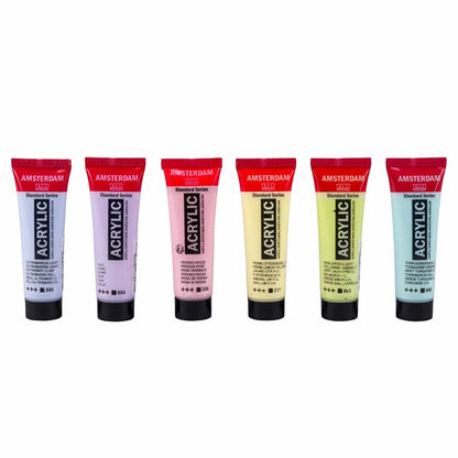 Amsterdam Acrylverf set Pastel 6x20ml