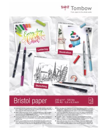 Bristol papier 250 gram 25 vel Tombow