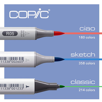 Copic markers, set C 72 kleuren