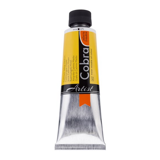 Cobra  150ml  271 S4 Cadmium Geel Middel Waterverdunbare Olieverf