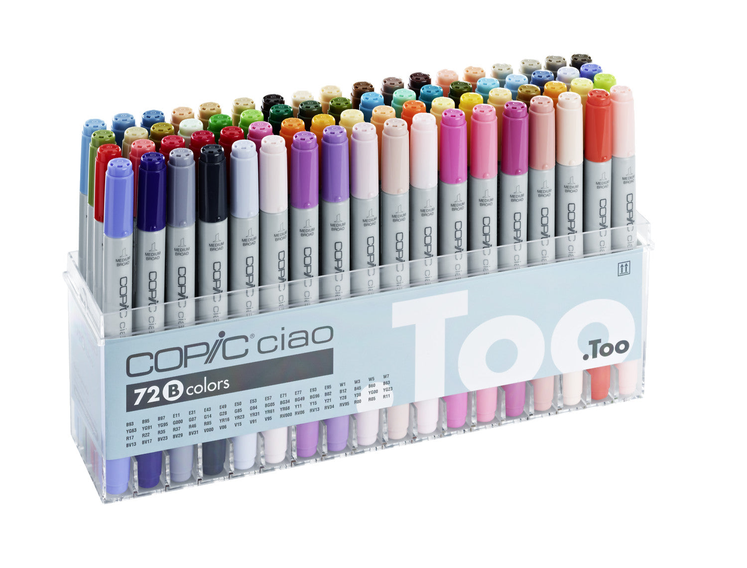 Copic Ciao set, 72 kleuren set B