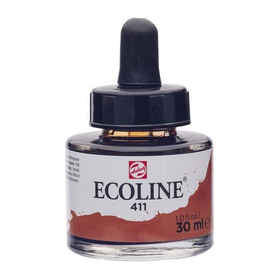 Talens ecoline inkt 30ml - 411 Sienna Gebrand