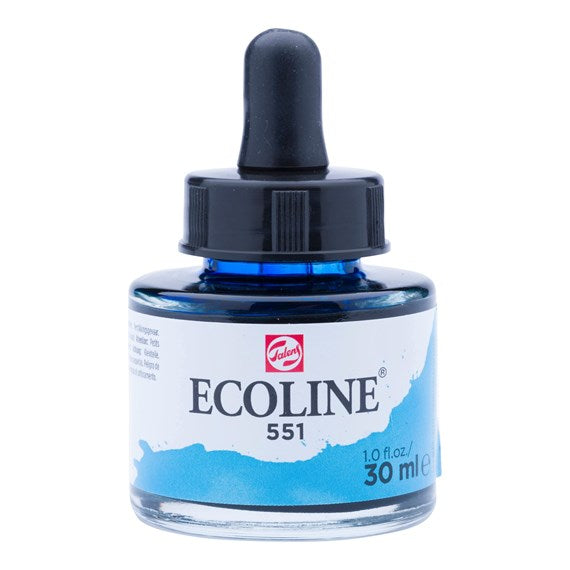 Talens ecoline inkt 30ml - 551 Hemelsblauw Licht