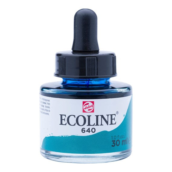 Talens ecoline inkt 30ml - 640 Blauwgroen