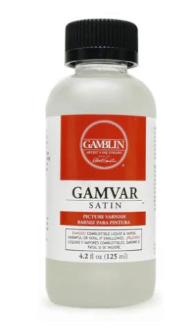 Gamvar Vernis Satin 125 ml Reukloos Gamblin Olieverf Vernis