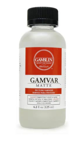 Gamvar Vernis matt 125 ml Reukloos Gamblin Olieverf Vernis