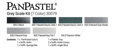 Grey Scale Starter Kit PanPastel (7)