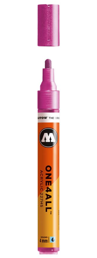 METALLIC PINK 227HS 4mm Molotow One4All Acryl Marker