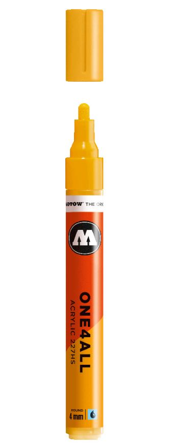 MUSTARD YELLOW 227HS 4mm Molotow One4All Acryl Marker