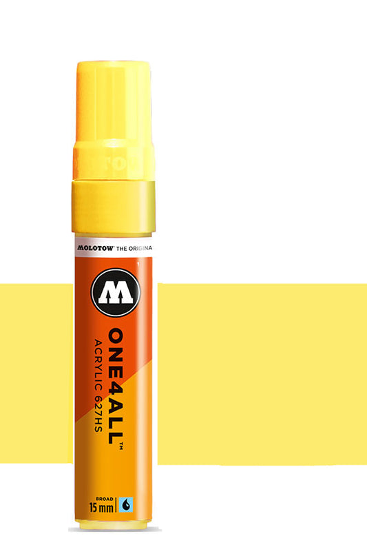 627HS 15mm ZINC YELLOW Molotow One4All Acryl Marker