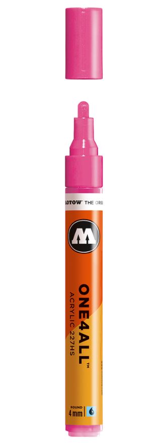 NEON PINK 227HS 4mm Molotow One4All Acryl Marker