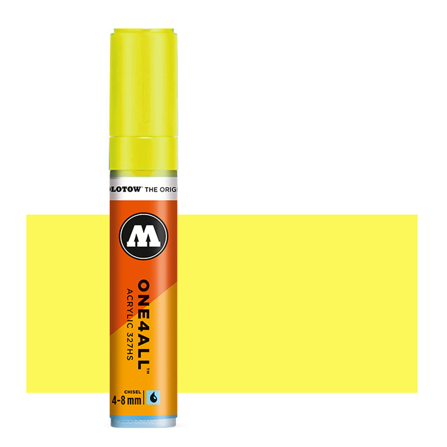 Zinc Yellow 327HS 4-8mm Molotow One4All Acryl Marker