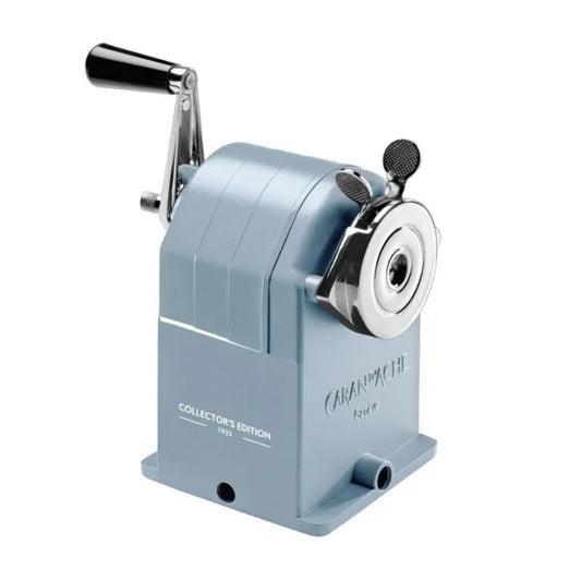 Puntenslijper met Handel Tafelmodel SPECIALE EDITIE Frost Metaal Caran D'Ache