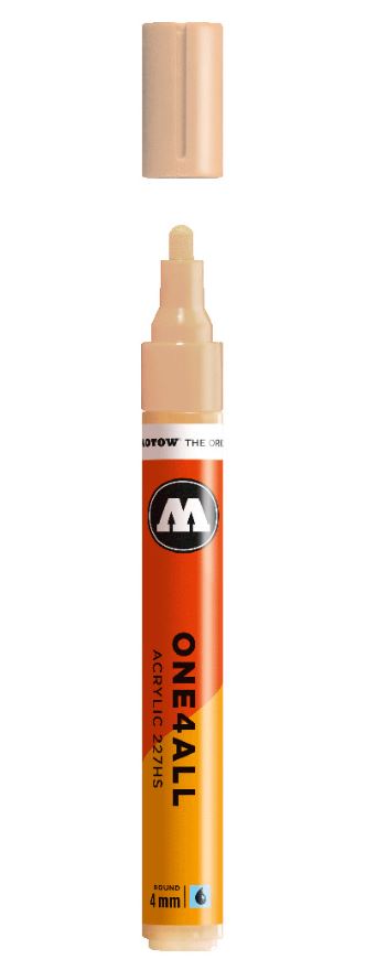 OCHRE BROWN LIGHT 227HS 4mm Molotow One4All Acryl Marker