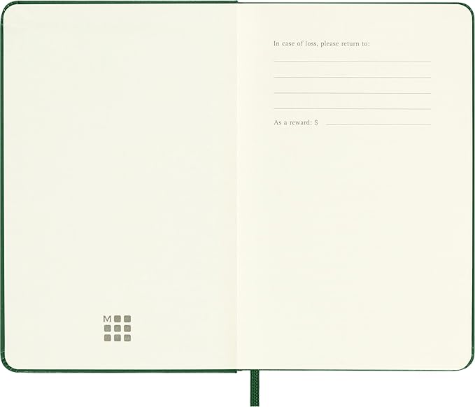 Schetsboekje Groen 19x25cm Moleskine