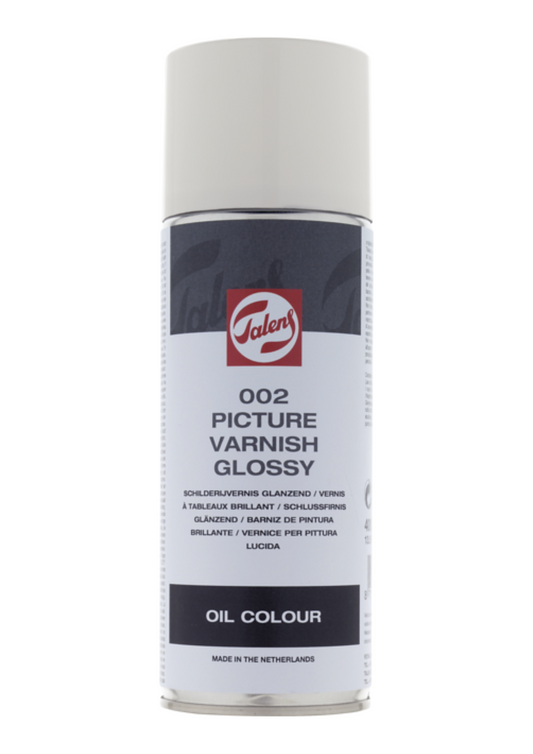 Schilderij vernis Glanzend Olieverf spuitbus 400 ml Talens