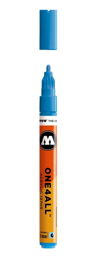 SHOCK BLUE 127HS 2mm Acrylmarker Molotow One4All