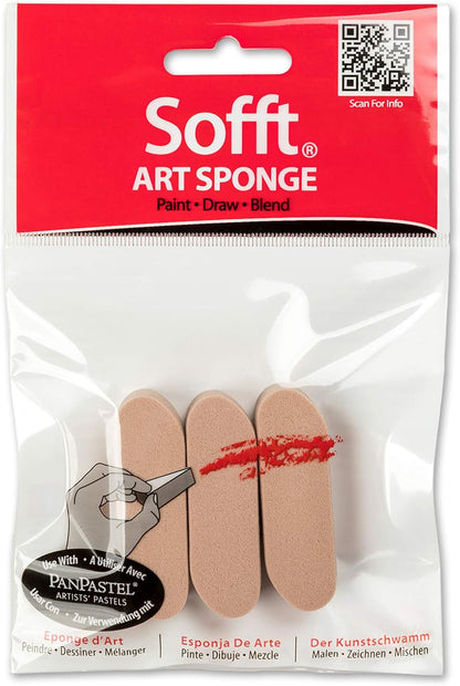 Sofft Tool Art Sponge Bar Round (3) PanPastel