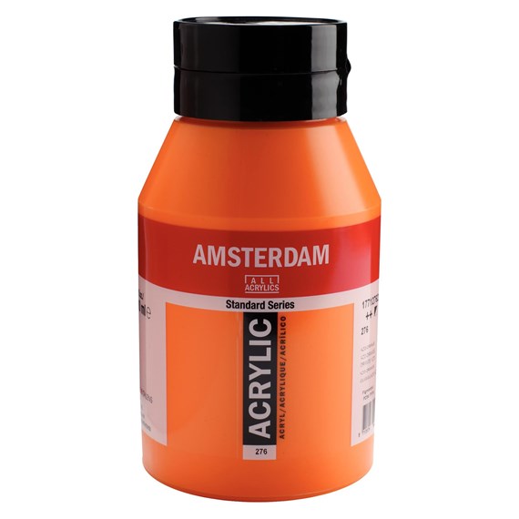 276 Azooranje 1 liter Acryl 1000ml  pot Amsterdam