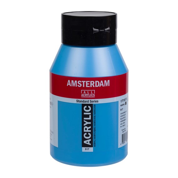 517 Koningsblauw 1 liter Acryl 1000ml  pot Amsterdam