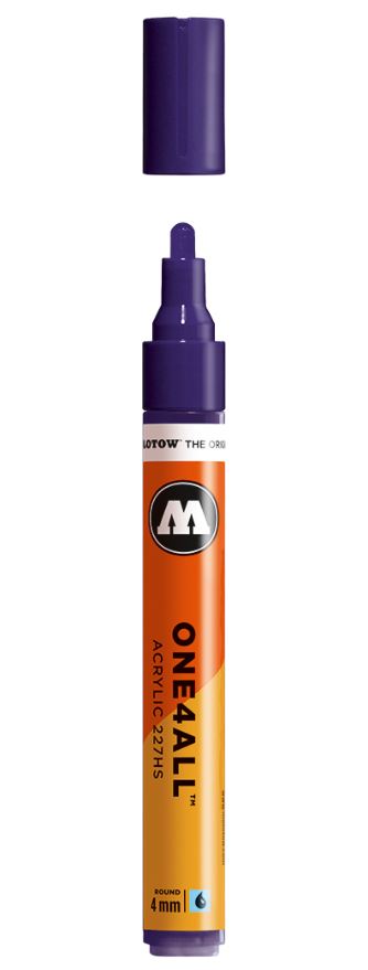 VIOLET DARK 227HS 4mm Molotow One4All Acryl Marker