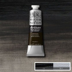 37ML Yvory Black, no 331 S1, W&N Artisan Watervermengbare Olieverf (Levertijd mogelijk 3-5 dagen)