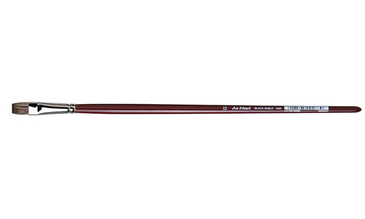 Davinci penseel Olie 1840.12 Black Sable Plat