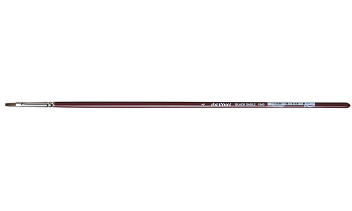 Davinci penseel Olie 1840.4 Black Sable Plat