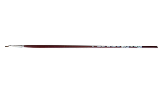 Davinci penseel Olie 1840.2 Black Sable Plat