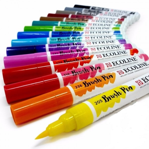 Ecoline Brushpen set 60 - alle kleuren los